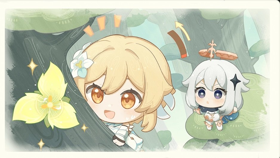 Lumine Project /Fem!MC in official materials/ tweet media