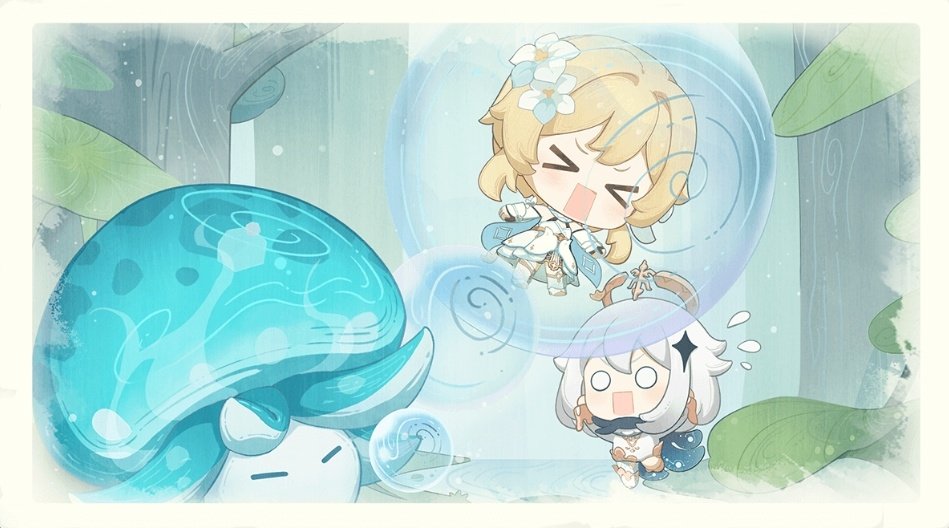 Lumine Project /Fem!MC in official materials/ tweet media