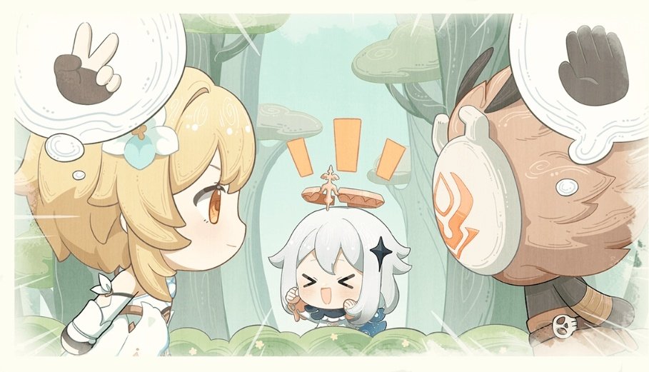 Lumine Project /Fem!MC in official materials/ tweet media