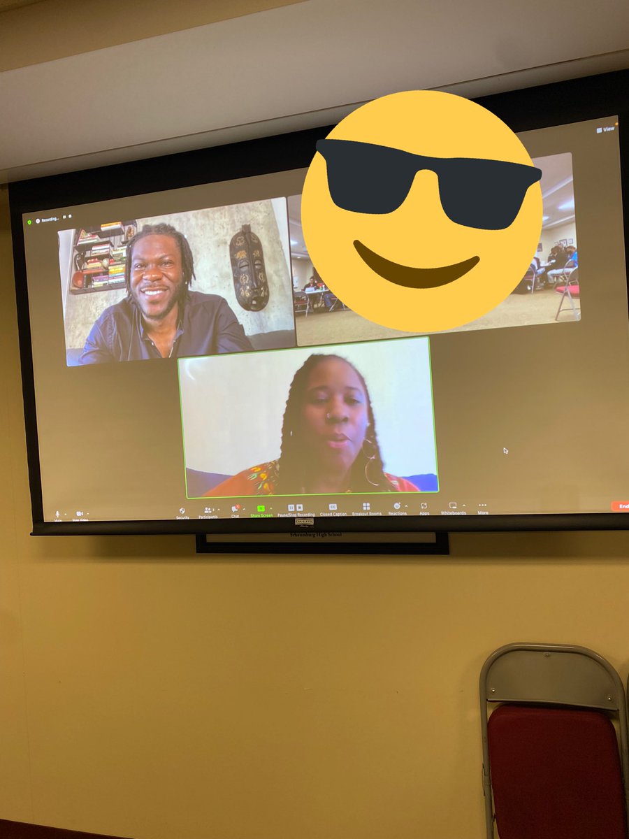 ShaundasRoom's tweet photo. Our Fall Student Equity Forum started with a keynote from MTV’s @Dometi_ Pongo and a reading from Johnetta Anderson. I’m so grateful that our students had the chance to experience their powerful message. https://t.co/IDZJexODvH