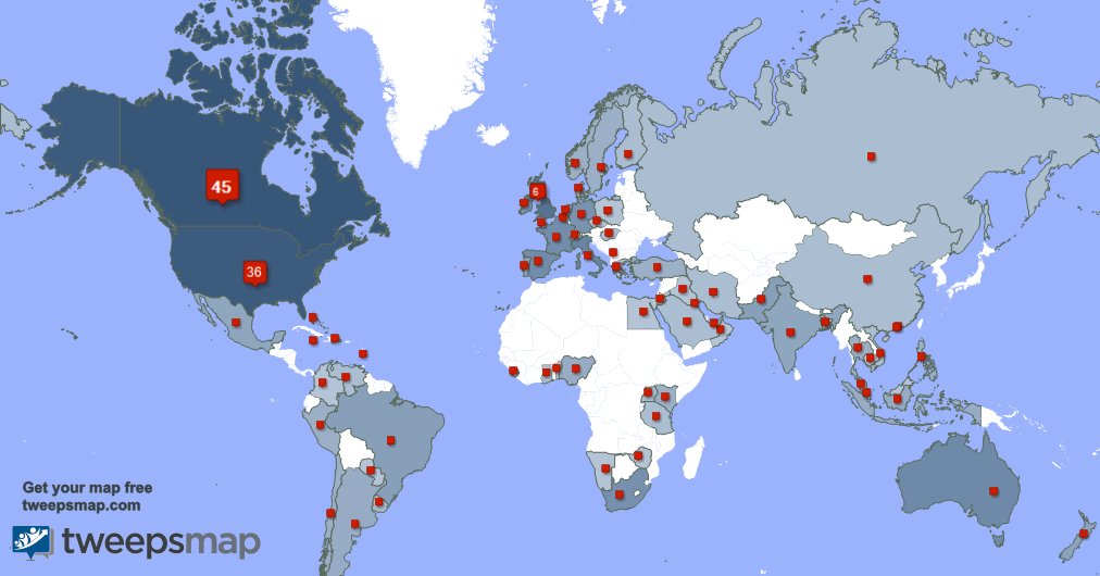 Special thank you to my 1 new followers from Canada last week. tweepsmap.com/!eepeters_ep