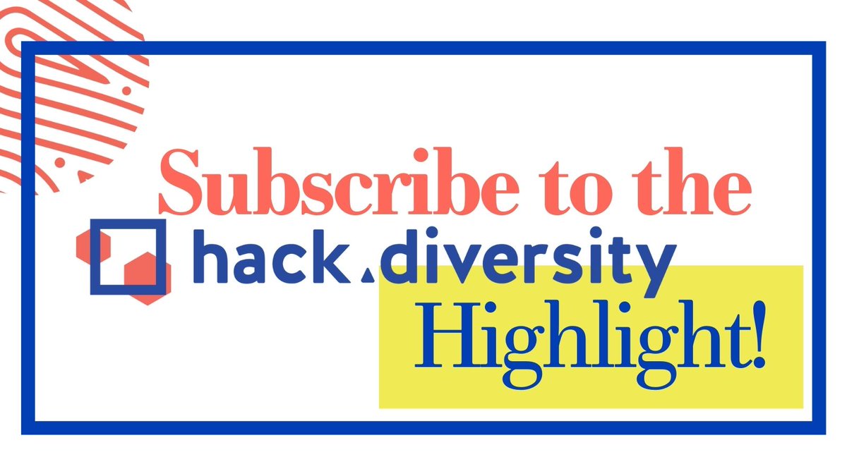Hack.Diversity (@hack_diversity) on Twitter photo Reminder: <a href="/Hack_Diversity/">Hack.Diversity</a> 2023 applications – to be a Fellow or #Mentor – are LIVE! 📢
More info in our latest Community Newsletter; preview + subscribe: mailchi.mp/hackdiversity/… Reminder: <a href="/Hack_Diversity/">Hack.Diversity</a> 2023 applications – to be a Fellow or #Mentor – are LIVE! 📢
More info in our latest Community Newsletter; preview + subscribe: mailchi.mp/hackdiversity/…