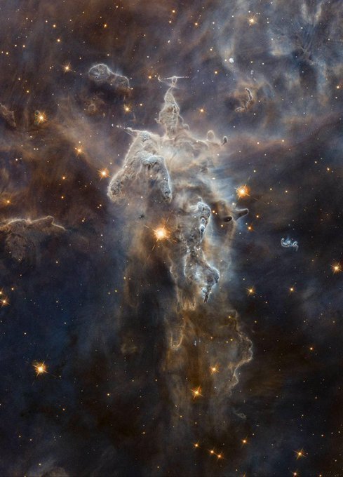 The Carina Nebula is one of the first targets of the James Webb Space Telescope.
More: cutt.ly/fZy9iSy