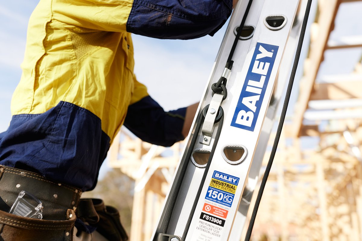 baileyladders's tweet photo. Trusted by Tradies for more than 65 years to provide the safest, strongest, and best quality ladders and height access products, this Safe Work Month be safe at every step with Bailey Ladders.
#baileyladders #safeworkmonth #thinkworkbesafe https://t.co/gDQhLiTtN8