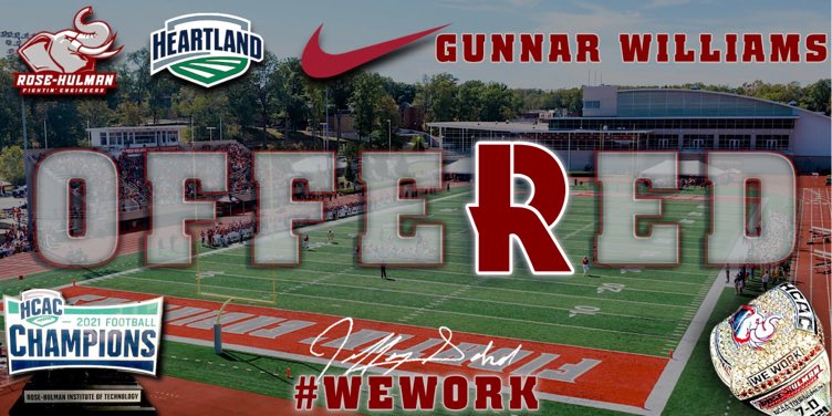 Gunnar Williams (@gunnarwilliams7) on Twitter photo Thank you to <a href="/RoseHulmanFB/">Rose-Hulman Football</a> and <a href="/CoachCPPearce/">Calvin Pearce</a> for the offer. Great school and football program.. #RIDE
<a href="/CoachCUresti/">Carlos Uresti</a> <a href="/CowboyFtball/">PorterCowboyFootball</a> <a href="/PorterECHS/">Principal Solis (Mary Solis)</a> <a href="/CSAPrepStar/">PREPSTAR</a> <a href="/LoneStarPrepsTX/">LoneStarPreps.com</a> Thank you to <a href="/RoseHulmanFB/">Rose-Hulman Football</a> and <a href="/CoachCPPearce/">Calvin Pearce</a> for the offer. Great school and football program.. #RIDE
<a href="/CoachCUresti/">Carlos Uresti</a> <a href="/CowboyFtball/">PorterCowboyFootball</a> <a href="/PorterECHS/">Principal Solis (Mary Solis)</a> <a href="/CSAPrepStar/">PREPSTAR</a> <a href="/LoneStarPrepsTX/">LoneStarPreps.com</a>