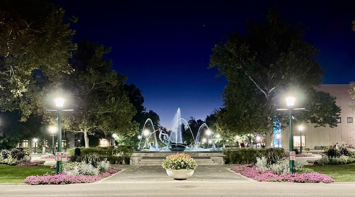 Extraordinary fall evening on campus. #Bloomington #IU #Stardust #Hoagy