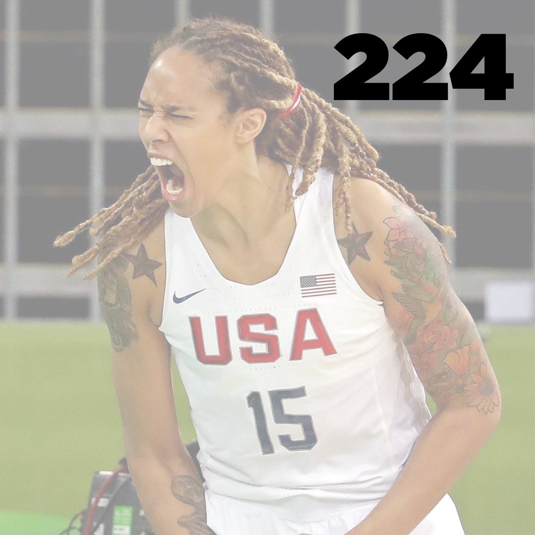 .@BrittneyGriner gives her all on the court for the #USA, we need to give our all to #BringBGHome. 

224 days too long. Visit WeAreBG.org

#WeAreBG
#WeAreNotThe144WithoutBG
#BringThemHome
#BringThemHome