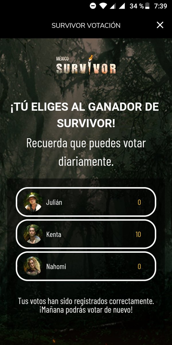 JezuzXCX's tweet photo. Mis 10 votos son para Kenta 

#KENTACAMPEON
#SurvivorMéxico https://t.co/dMX673YFct