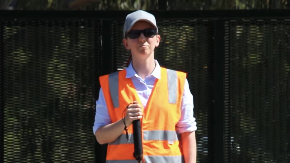 lighthouse_sf's tweet photo. Congratulations to Cassie Hames of Australia for being a recipient of the 2022 Holman Prize! Learn how she is setting out to change the future of accessible public transportation here: https://t.co/v05fQnM5Zp https://t.co/EH0ZRIujrH