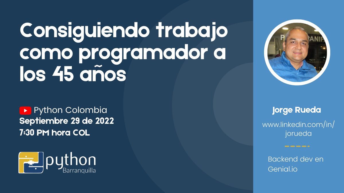 Python Barranquilla tweet media