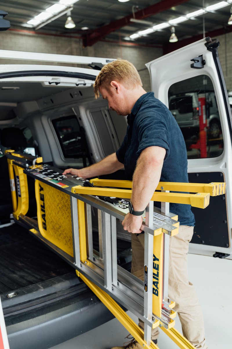 Improving safety at height through innovation and quality is in our DNA. 
#BaileyLadders new Adjustable Height Platform Stepladders are easily adjustable to the height of a 3, 4, 5 or 6 step stepladder, so you can always operate from a platform ladder.