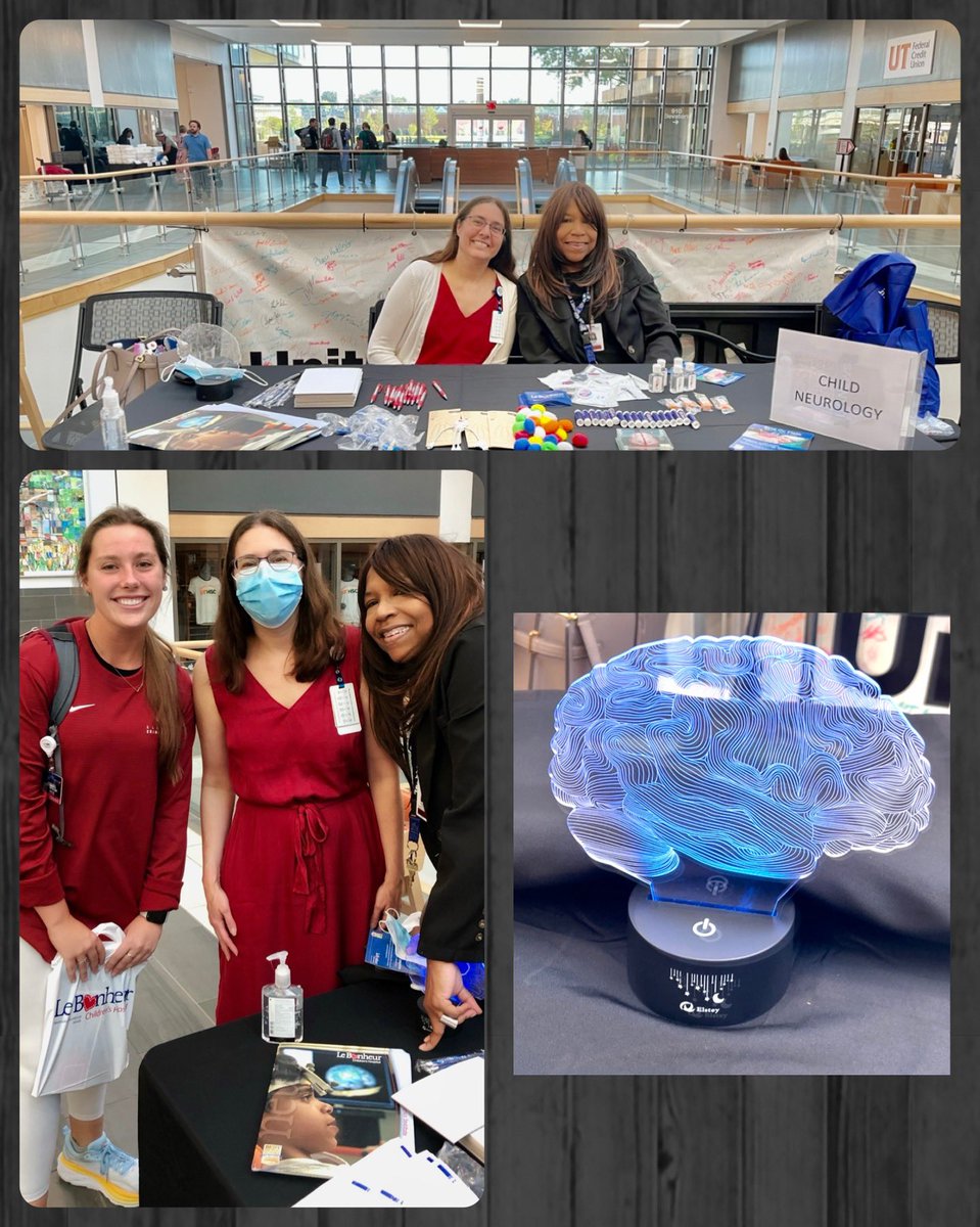 UthscN's tweet photo. Amy McGregor and Denise Norman attending the #UTGME Residency Exploration Day. We met some awesome medical students, including M1 Emily McCulley. #UTHSCchildneurology #UTHSC #ChildNeurology #GraduateMedicalEducation #LeBonheurNeuroscienceInstitute #LeBonheurChildrensHospital https://t.co/AxERYoT3fA