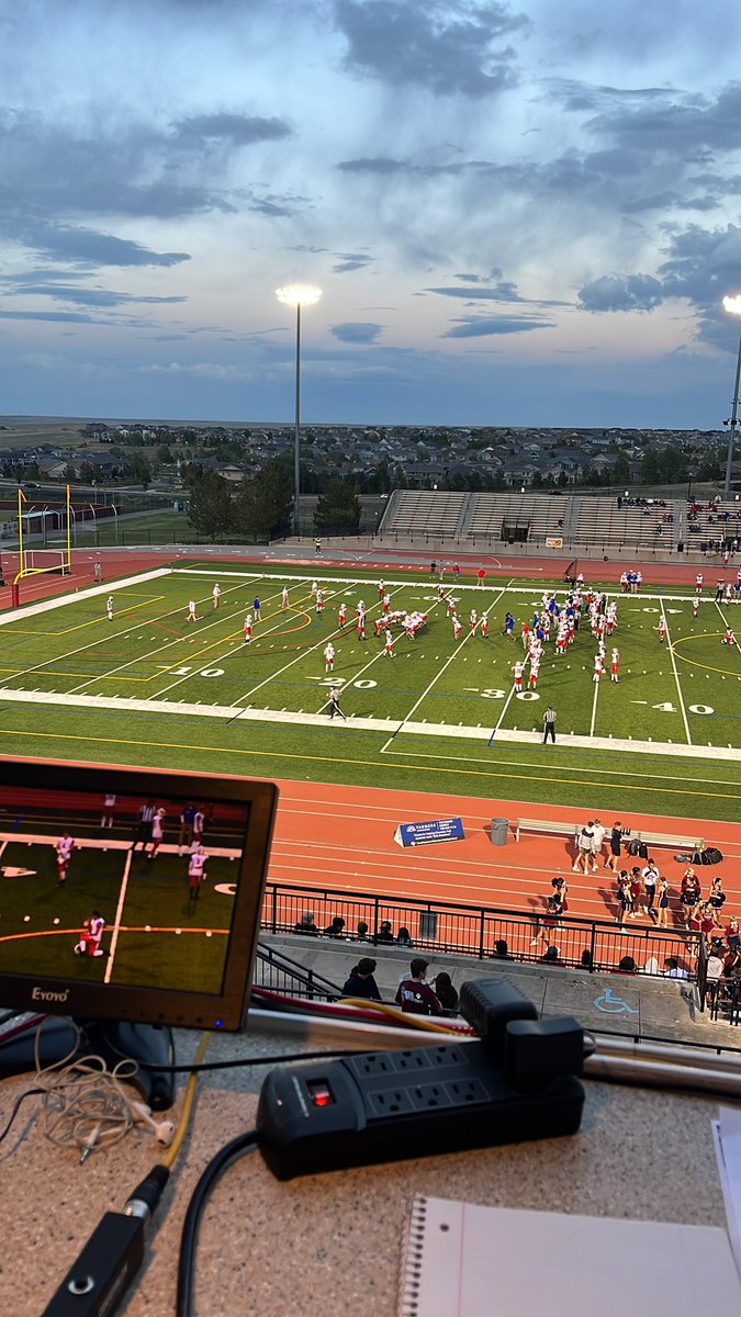 Behind the scenes <a href="/FanVuSports/">FanVū Sports</a> <a href="/CreekFB/">CherryCreek Football</a> v. <a href="/football_cths/">CTFootball</a> with @MartyCesario