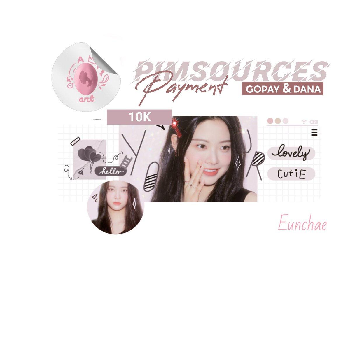 #zonauang

Help rt? Terimakasih banyak 🐰

Selamat pagiii hari ini aku bawa layout ready stock dari EUNCHAE lesserafim! Cancii gumush 🐣 Ayuk jajjangg