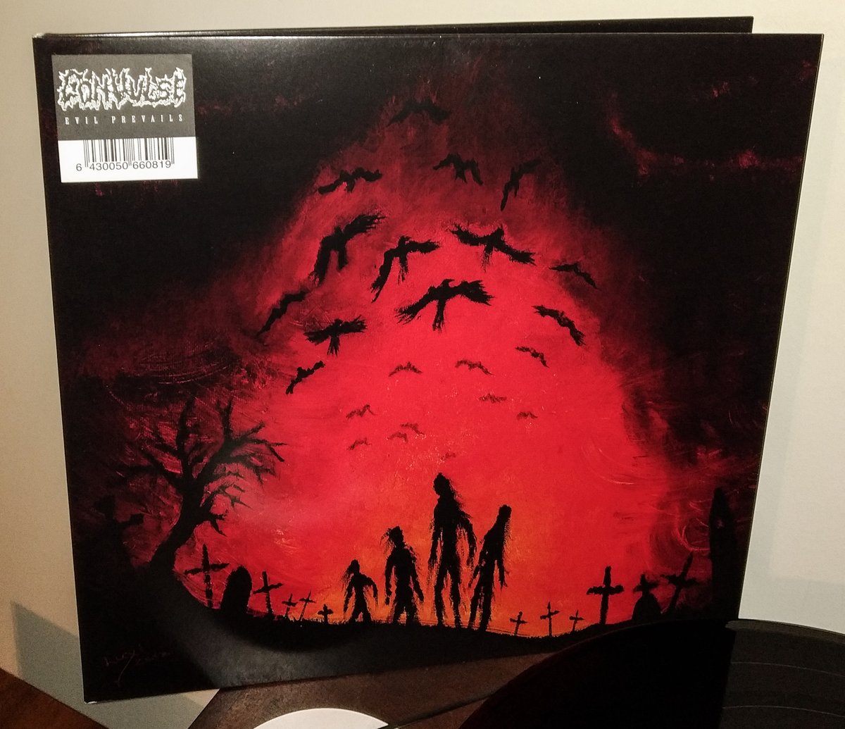 divinenothuman's tweet photo. Now spinning 🇫🇮 CONVULSE: "Evil Prevails" (2013) 🍻
#Convulse #EvilPrevails #Playlist #NowPlaying #vinylcommunity #vinylrecords #MetalTwitter #Metal #vinyljunkie #vinyl #DeathMetal https://t.co/66H5hnLstG