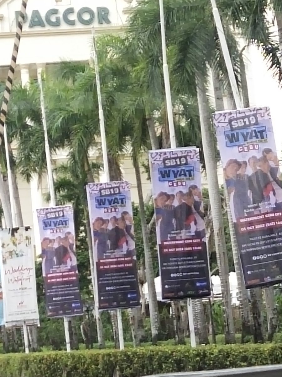 Naaahh wui excited for tomorrow, passed by the entrance of Waterfront after my work. Andam na kaayo mi dri sa Cebu! @SB19Official #WYAT #WYATKickoffConcert #WYATSB19