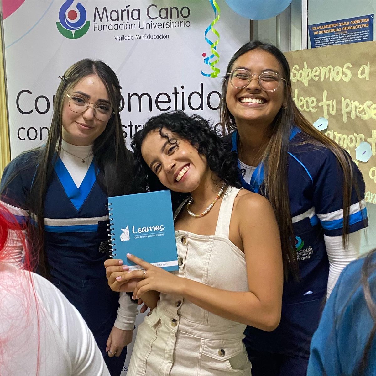 LeamosMariaCano's tweet photo. Así vivimos la celebración del día del fonoaudiólogo en la Fundación Universitaria Maria Cano sede Medellín 🦊✨ https://t.co/PUMwpMqmVg