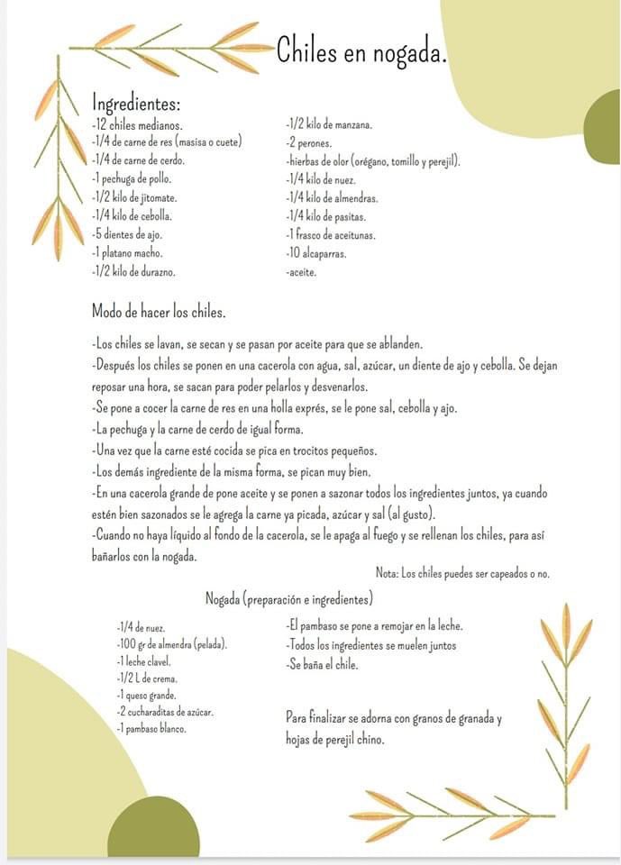 BaluarteTv's tweet photo. #gastronomia
Les compartimos una receta de unos deliciosos #ChilesEnNogada
Por: Obed Lopez Tepetla
#BaluarteTv
#recetasmexicanas
#comidamexicana https://t.co/DGEBzYdCSk