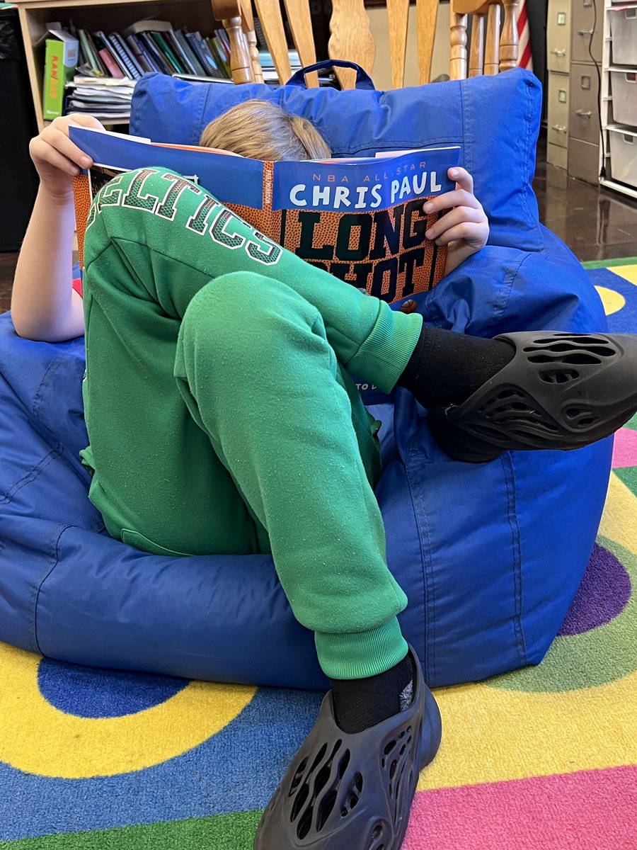 Love matching books with kids! This one was a slam dunk! 🤣 <a href="/cals318/">Christy Callahan</a> #beproudbedale #medfieldps