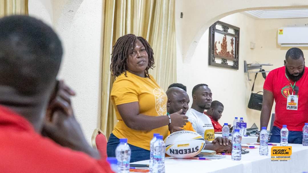 29/09/2022: La CIRL XIII a pris part à la première journée de formation technique organisée à Accra au Ghana en marge de la MEA Championship 
#coachingandofficiating
#EuroRugbyLeague
#IntRL
#TeamGhana
#TeamNigeria
#TeamCameroon
#TeamKenya