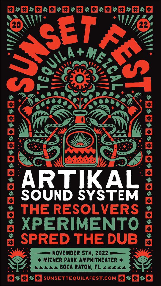 ATTENTION SOUTH FLORIDA 

🚨Sunset Tequila Fest is here🚨 🎉🔥

MARK YOUR CALENDARS! NOVEMBER 5TH, 2022 BOCA RATON FL

A CELEBRATION OF
ALL THINGS AGAVE!
ART, MUSIC, FOOD, &amp; TECH

Take $5 off ticket price using our promo code: TOKER22😮‍💨💸
 
Sunsettequilafest.com