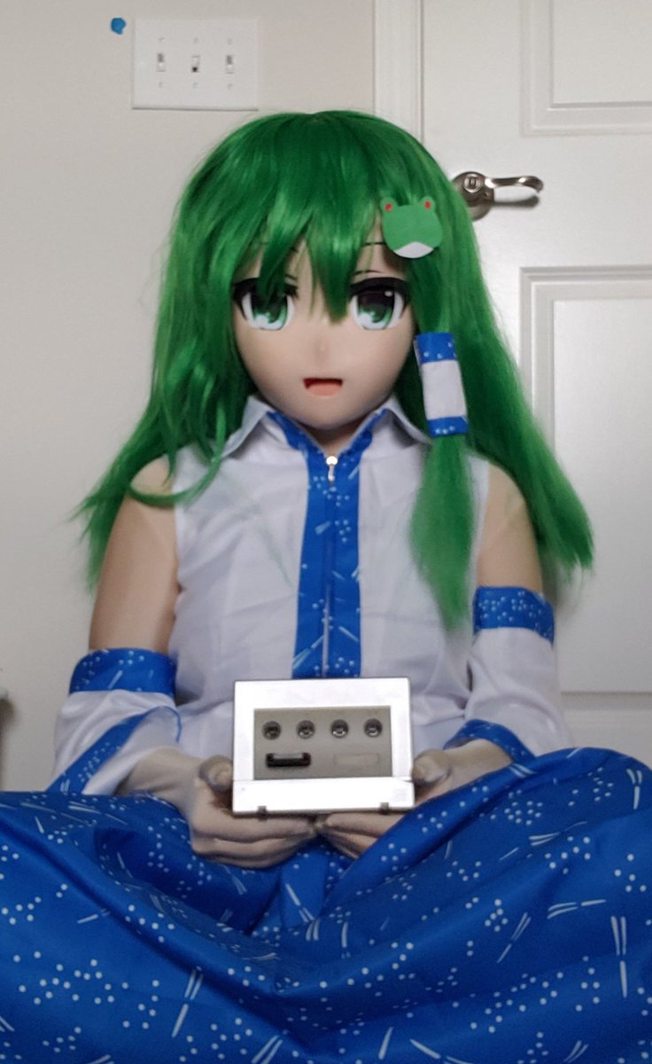 Alice 東風谷早苗kigurumi 東方Project #KochiyaSanae #着ぐるみと #東風谷早苗 #kigurumi 🐸 an 🐸