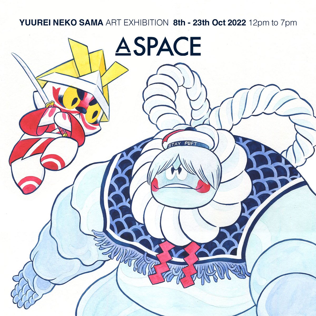 YuureiNekoSama's tweet photo. Yuurei Neko Sama Art Exhibition
A Space KL
8th - 23th October 2022
12pm to 7pm
#YuureiNekoSama #MichaelChuahDesign #ASpaceKL https://t.co/WG66QW77fW