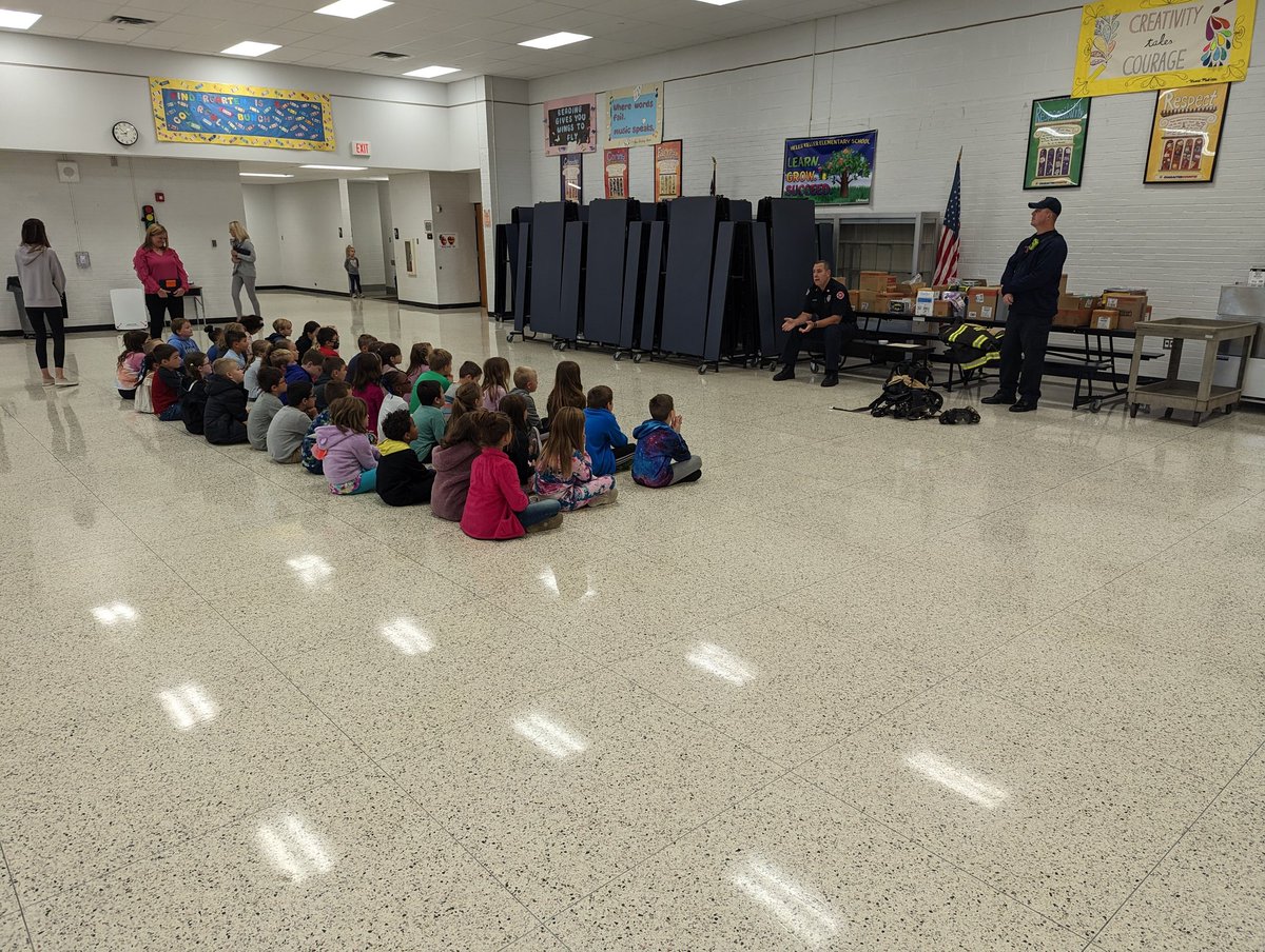 Special thanks to the Tinley Park fire department for stopping by to talk about fire safety with our young cougars today. They loved checking out the fire truck! #kellerproud #KirbyONE40