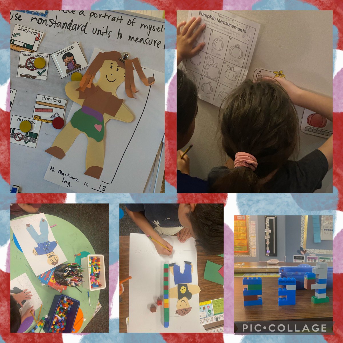 MsMartinezCPES's tweet photo. A little measurement exploring during math stations is just what we needed. #mathfans #measureme #TISD https://t.co/lXeGdIIThC