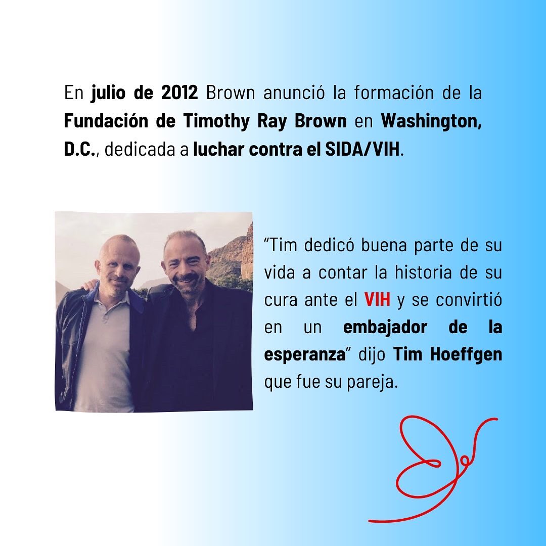 conVIHvencia's tweet photo. Hoy en su 2do Aniversario luctuoso de Timothy Ray Brown quien fue la primera persona curada del virus del #VIH registrada, falleció el 29 de septiembre de 2020 a los 54 años. Era conocido como “el paciente de Berlín” y murió en Estados Unidos a causa del cáncer
#TimothyRay #sida https://t.co/3jlURb07ME