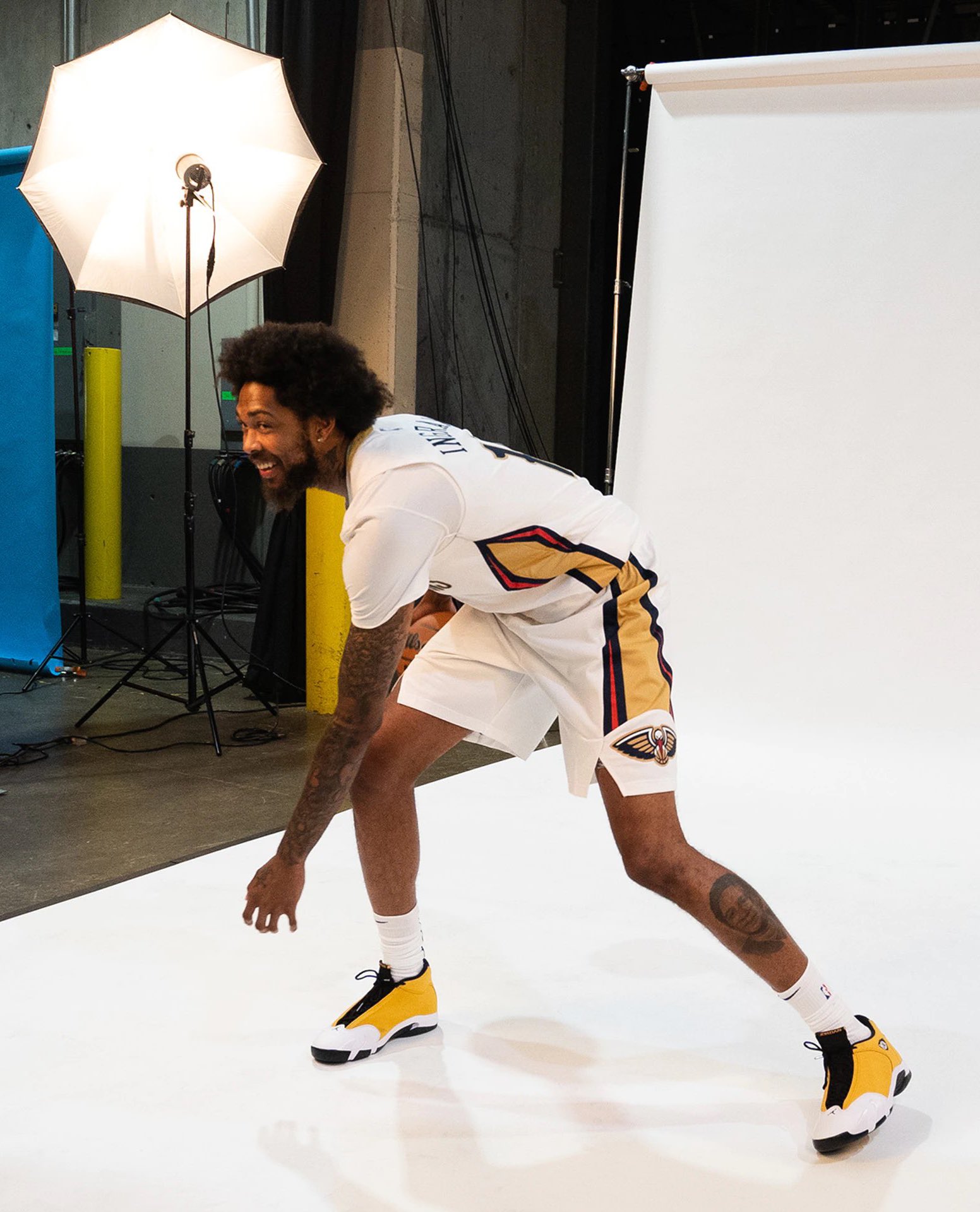 Brandon Ingram debuts the Air Jordan 38 Low during a workout 👀 📸:  @ingramalerts