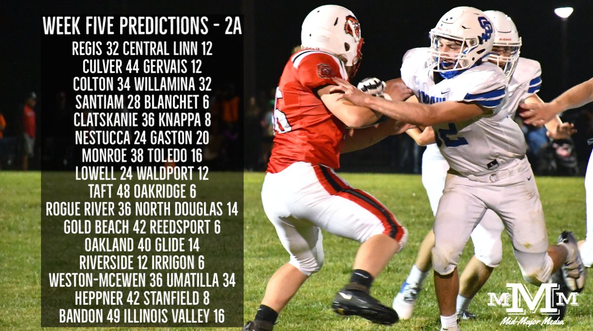 MidMajorMedia's tweet photo. Week Five Football Predictions 🏈

What would you change? https://t.co/39IIKUm3vG