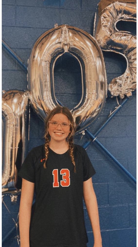 PFVolball's tweet photo. A big shout out to our Junior Middle Blocker Stella Adams for setting the all-time single season blocking record for our volleyball program! Way to go Stella, we are so proud of you! https://t.co/psv6AhLMt7