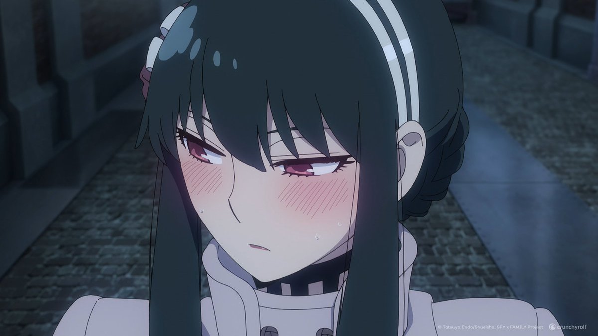 Crunchyroll's tweet photo. An assassin, but a shy one. (via @spyfamily_en) https://t.co/4MsbiIPOh4