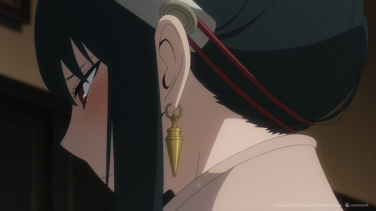 Crunchyroll's tweet photo. An assassin, but a shy one. (via @spyfamily_en) https://t.co/4MsbiIPOh4