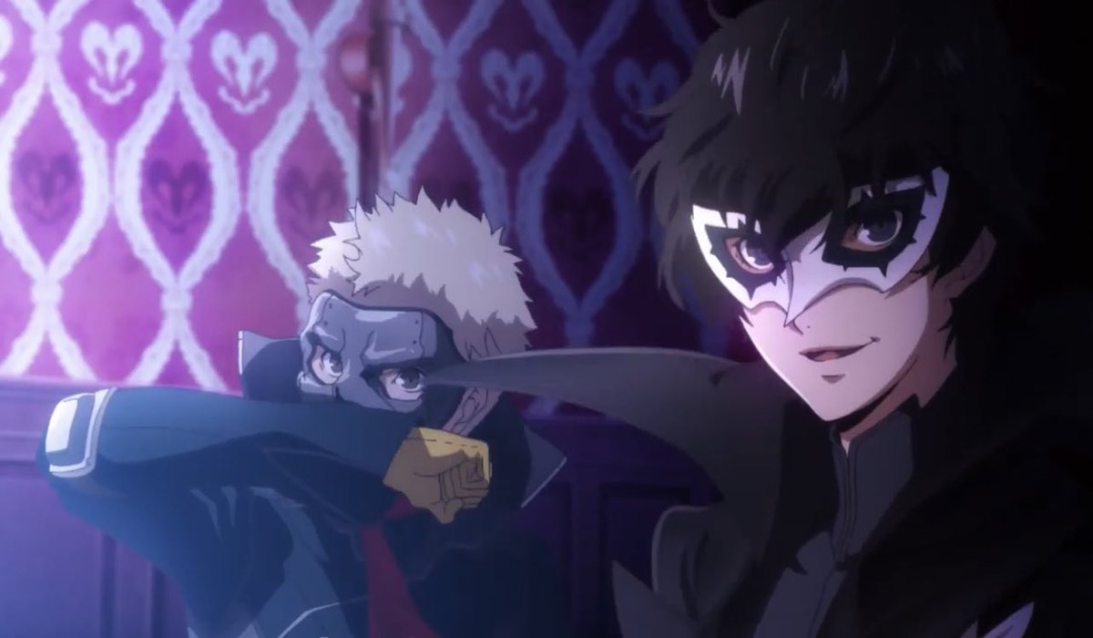 Joker’s smirk when Panther awakens #p5a #shuann