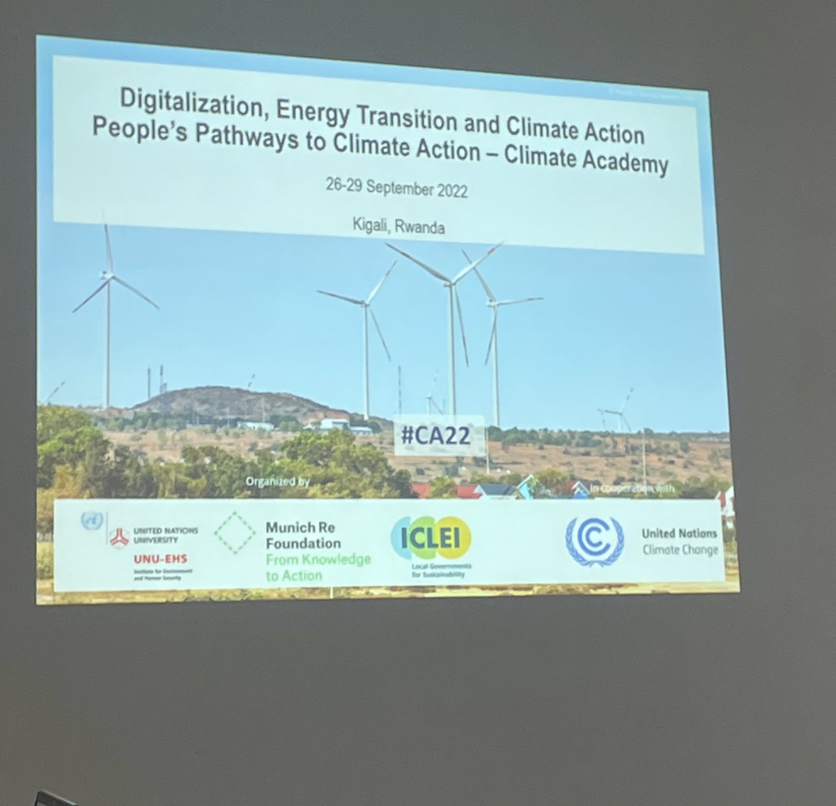 The Climate Academy 2022 was convened under the theme, #digitalization and the #EnergyTransition. 
How can digital technologies enable universal access to clean, affordable and reliable energy in rural #Africa? Our insights will be shared in a policy brief and technical report.