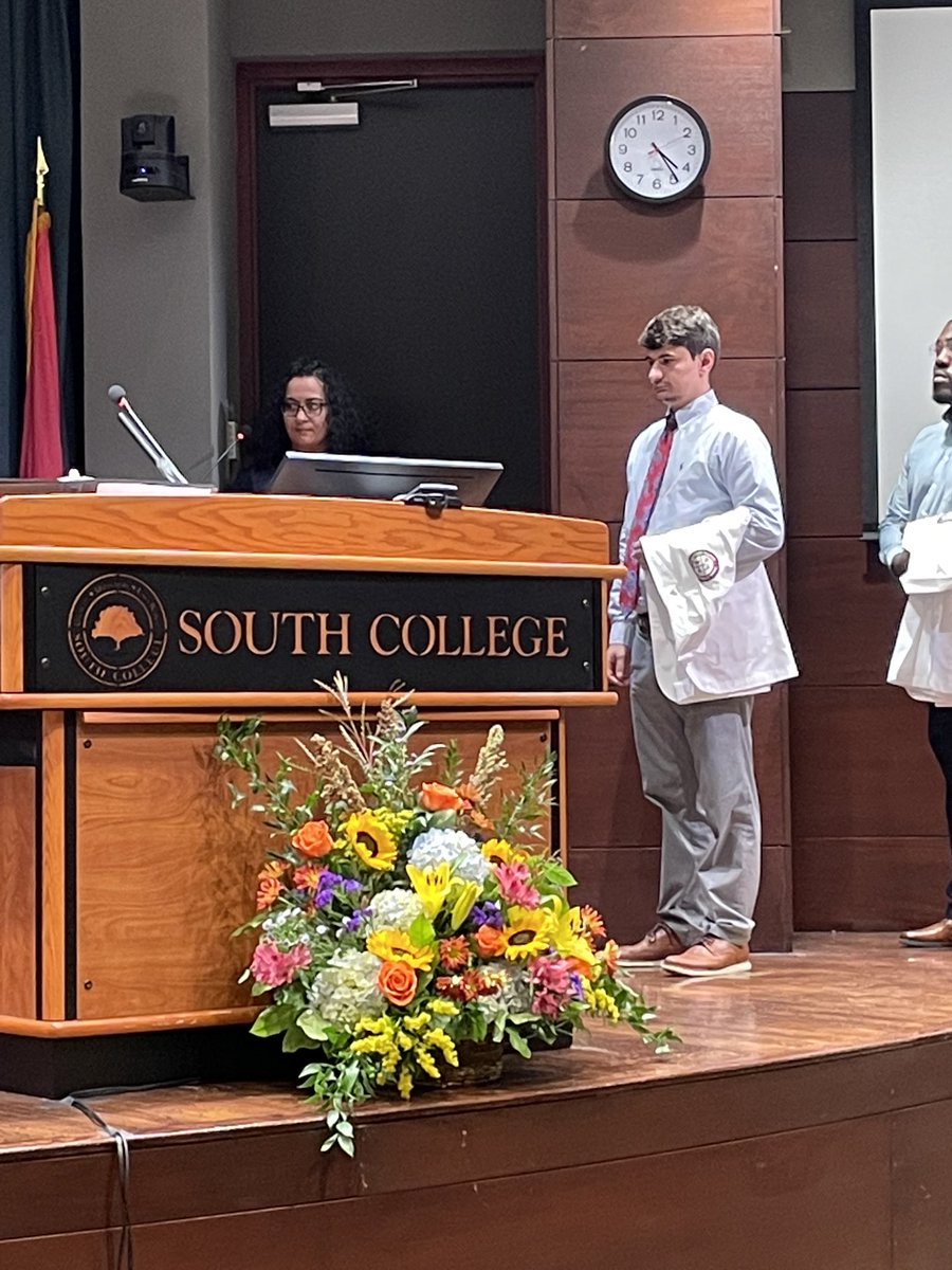 rick_turnbill's tweet photo. Great White Coat presentation tonight ⁦@SouthCollege⁩ with my son Jacob ⁦@Tuuuuurnbill⁩ ! Mom and I are super proud of you! Lead on Son! Your future is bright! 😎 https://t.co/NmVpHKxZ3O