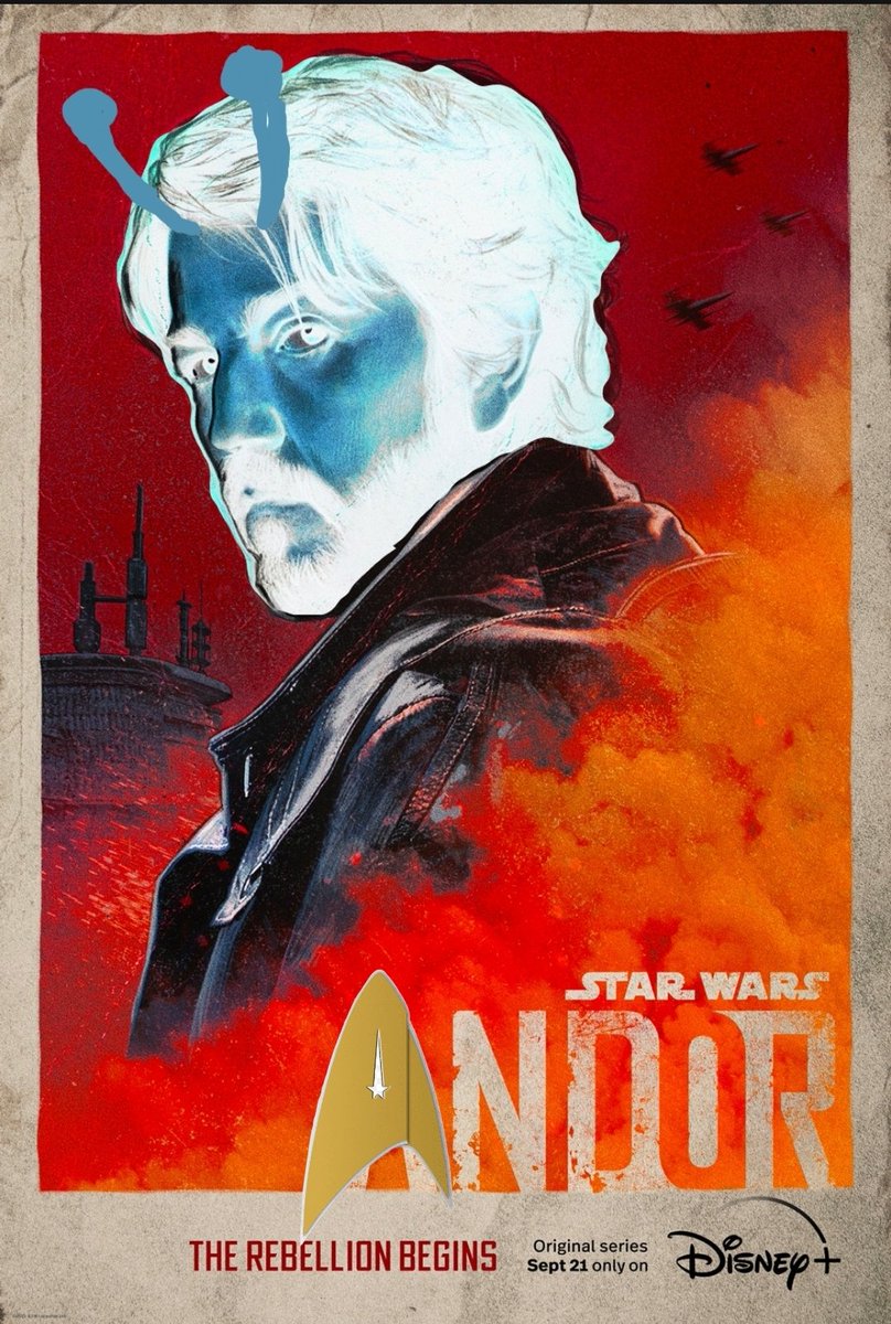 AiXeLsyD13's tweet photo. No one has done a better version of this yet? #StarWars #StarTrek #Amdor #Andorian https://t.co/Ndl8vz7mYU