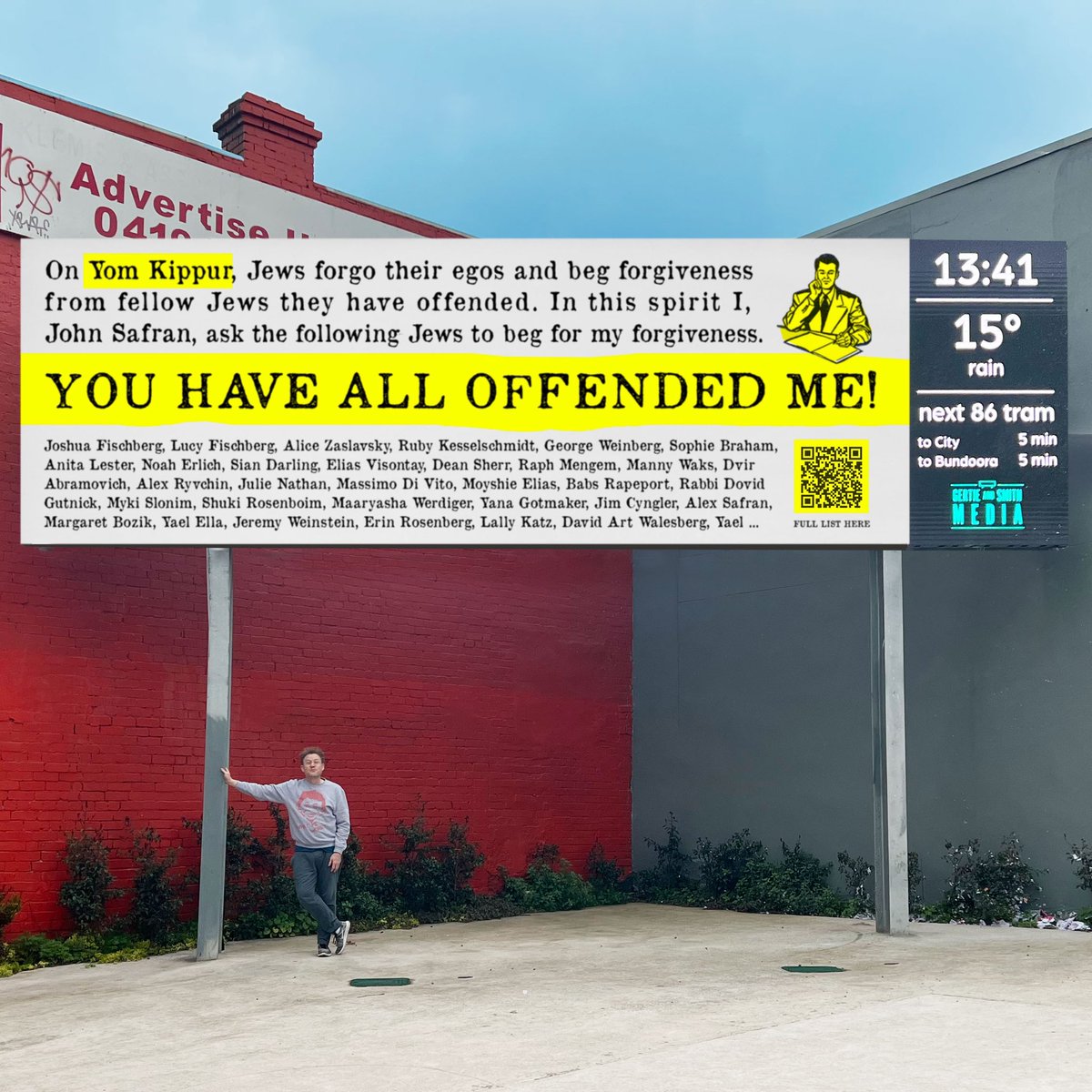 John Safran tweet media