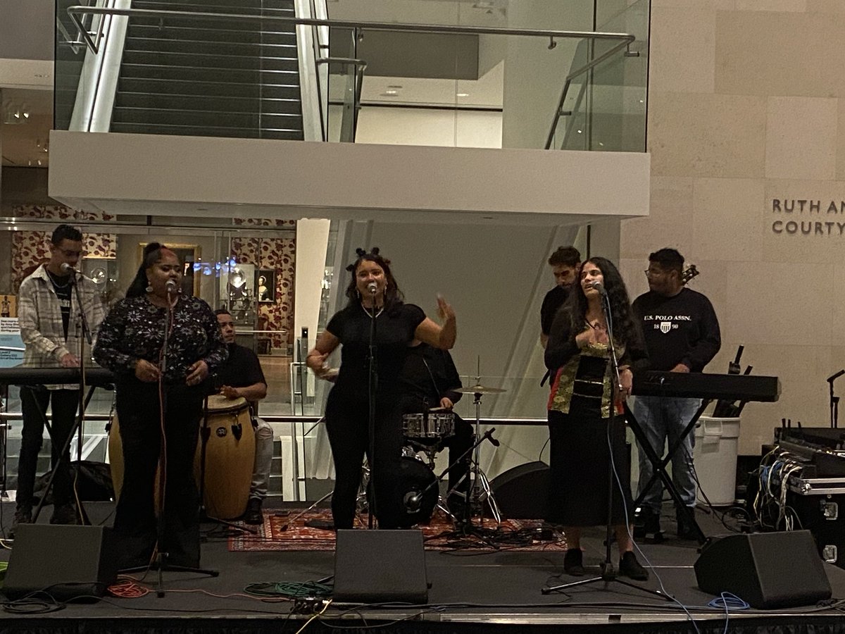 AlexOliver33's tweet photo. So proud of Sociedad Latina alumni band performing at the MFA for Latine heritage month! Creating Artivists’,  life long music lovers and music makers! https://t.co/ybNtfDbOv8