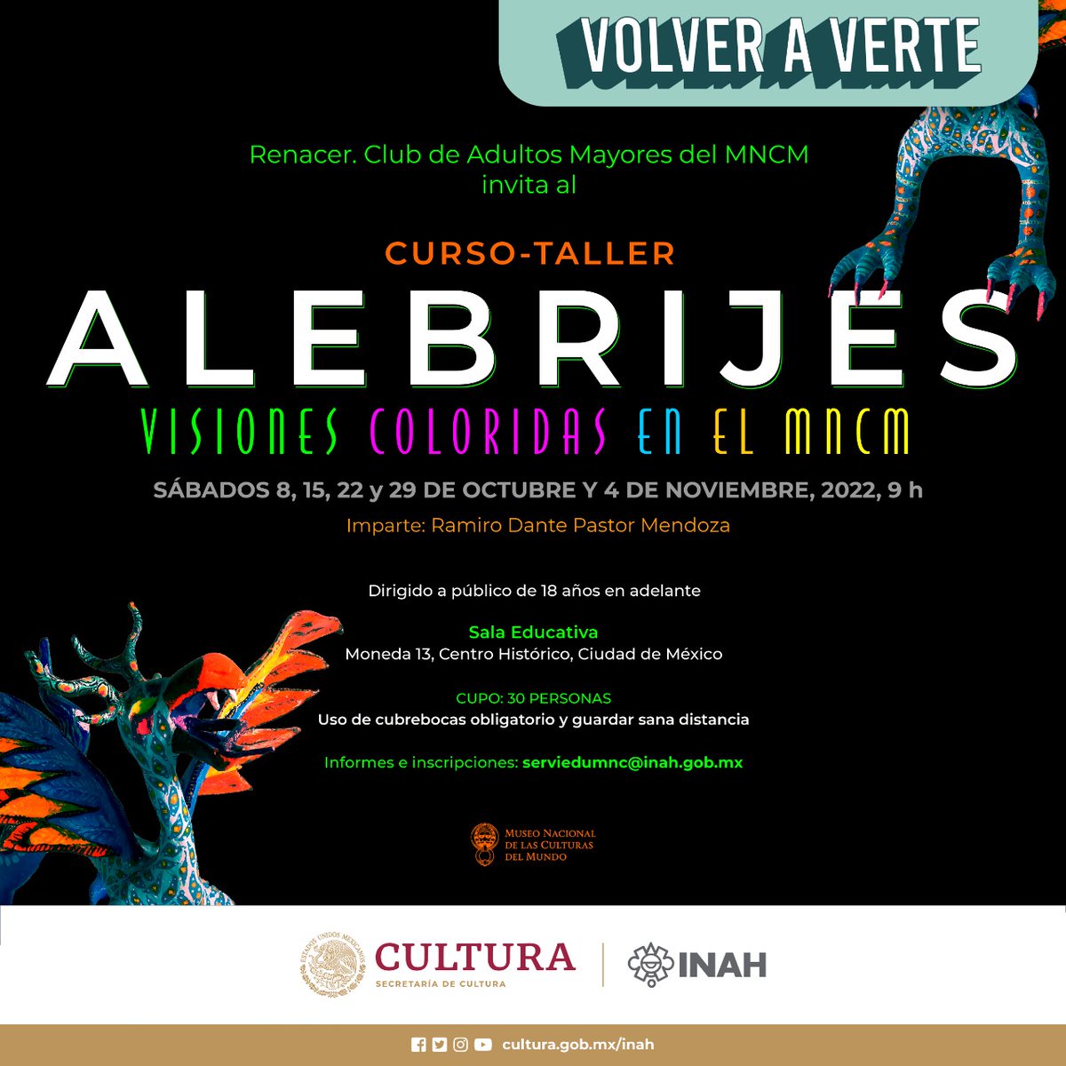 lidyajpg's tweet photo. #curso taller de alebrijes. ¡Vayan! No se arrepentirán. https://t.co/3W5WjhuYB8