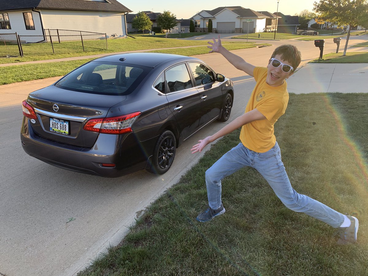 PastorHawk's tweet photo. @DaveRamsey our 15 year old son saved up every birthday and Christmas his whole life and just paid CASH for his first car. It never would have happened without your influence. Thanks, Dave! #backseatpodcastlistener #debtisdumb #cashisking https://t.co/Hs1sDCHPvk