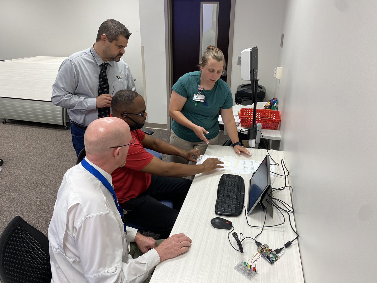 Nothing like a good taste of <a href="/Raspberry_Pi/">Raspberry Pi</a> to wrap up our 2 days of intense training in our inaugural CS Endorsement program. I love sharing CS with teachers! Our team is top notch and some of my favorite people in the world. <a href="/CS4All_GCPS/">CS4All in GCPS</a>  #picademy