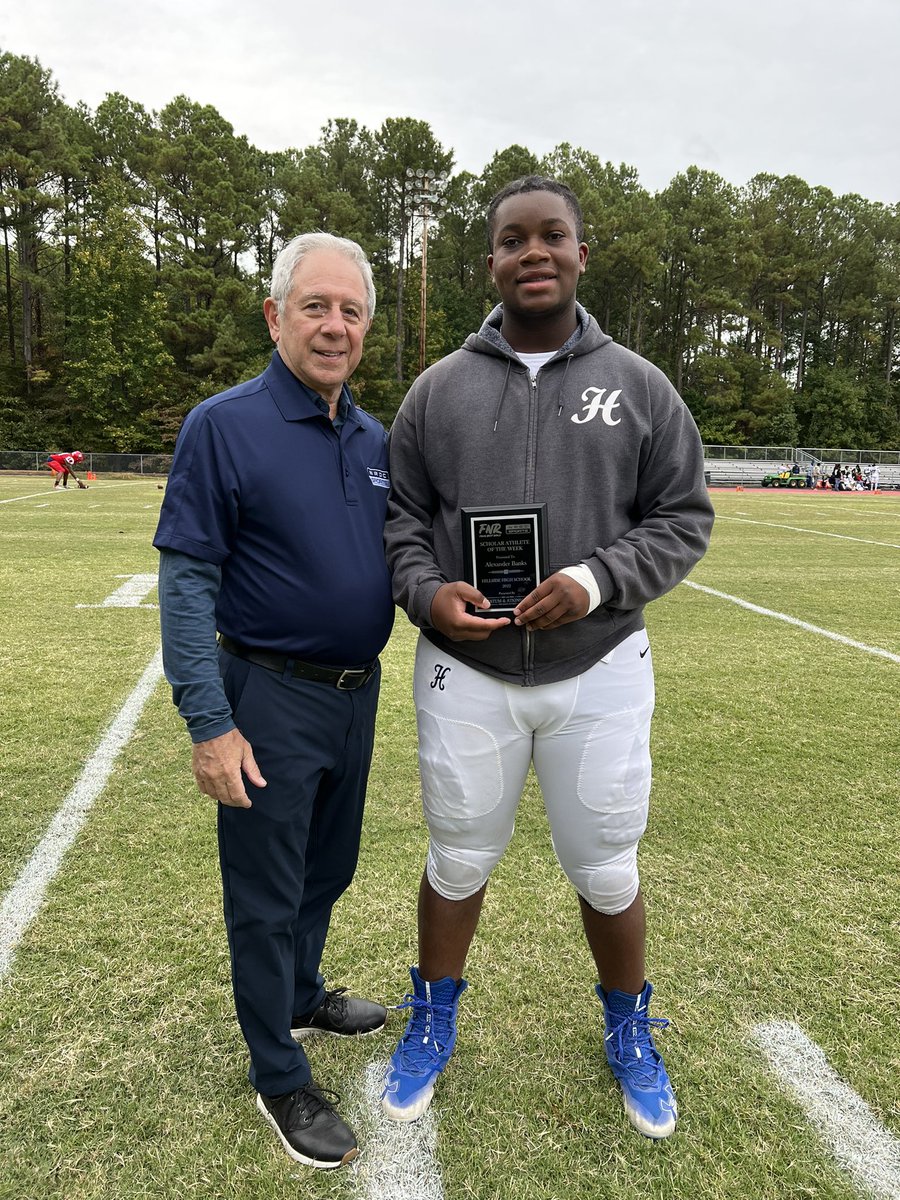 Congratulations to the <a href="/TatumAtkinson/">Tatum & Atkinson, PLLC - The Heavy Hitters</a> Scholar Athlete of the Week for Hillside HS: Alexander Banks! <a href="/jaysonny91/">Jay Sonnhalter</a> <a href="/pmanonair/">Patrick Johnson</a> <a href="/Alexa_Kay11/">AlexaKay</a> <a href="/hornetsad/">Hillside Athletics</a> <a href="/HillsideHS/">Hillside High School</a> @HornetsHillside