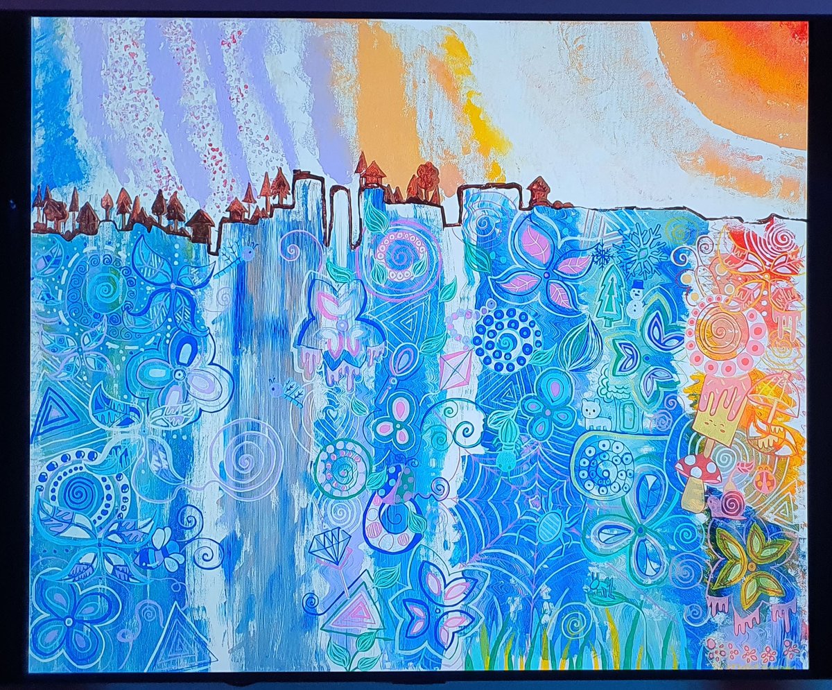 Amazing! <a href="/JCtechfuture/">zibar.eth | Token2049 | Web3 BuildΞr | Futurist</a> 's photo of "Water Amazement" by <a href="/bank_1819/">PLYNN_ART☁️🎧✨</a> Plynn, a 10-year-old #NFTArtist at #CAWA