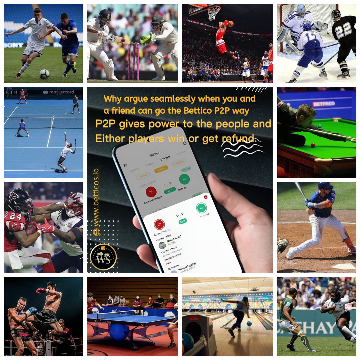 JY_ManHK's tweet photo. Generate passive income every day, https://t.co/8mMJhKOMpO is a good choice for you, Are you ready?
#P2Pbetting
#WSecrets_WSC #WS_Bettico
P2P betting gives power to the people and Either players win or get refund. https://t.co/YMm9GYcqH9