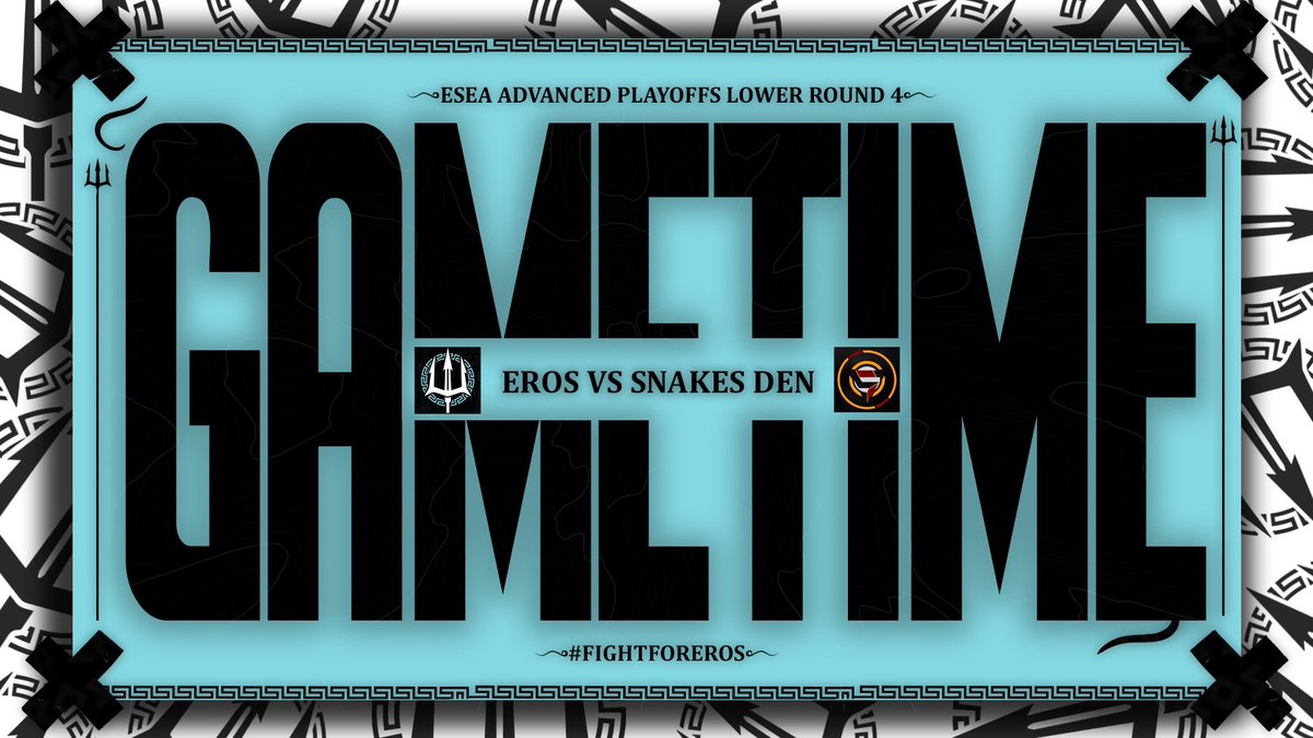 ErosCollective's tweet photo. ESEA ADVANCED PLAYOFFS LOWER SEMI’s

Eros vs Snakes Den
 
⏰LIVE NOW!
📺https://t.co/Z2jyHEadui
🎙️@hamtaro1H

#ErosCS | #FightForEros https://t.co/U1ZUChhrNz