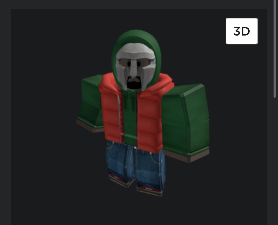 ItsEikichi's tweet photo. @gavinyk_ @Rap Man who da fuck cares, I did mf doom in roblox https://t.co/LHxsuXMV7Q