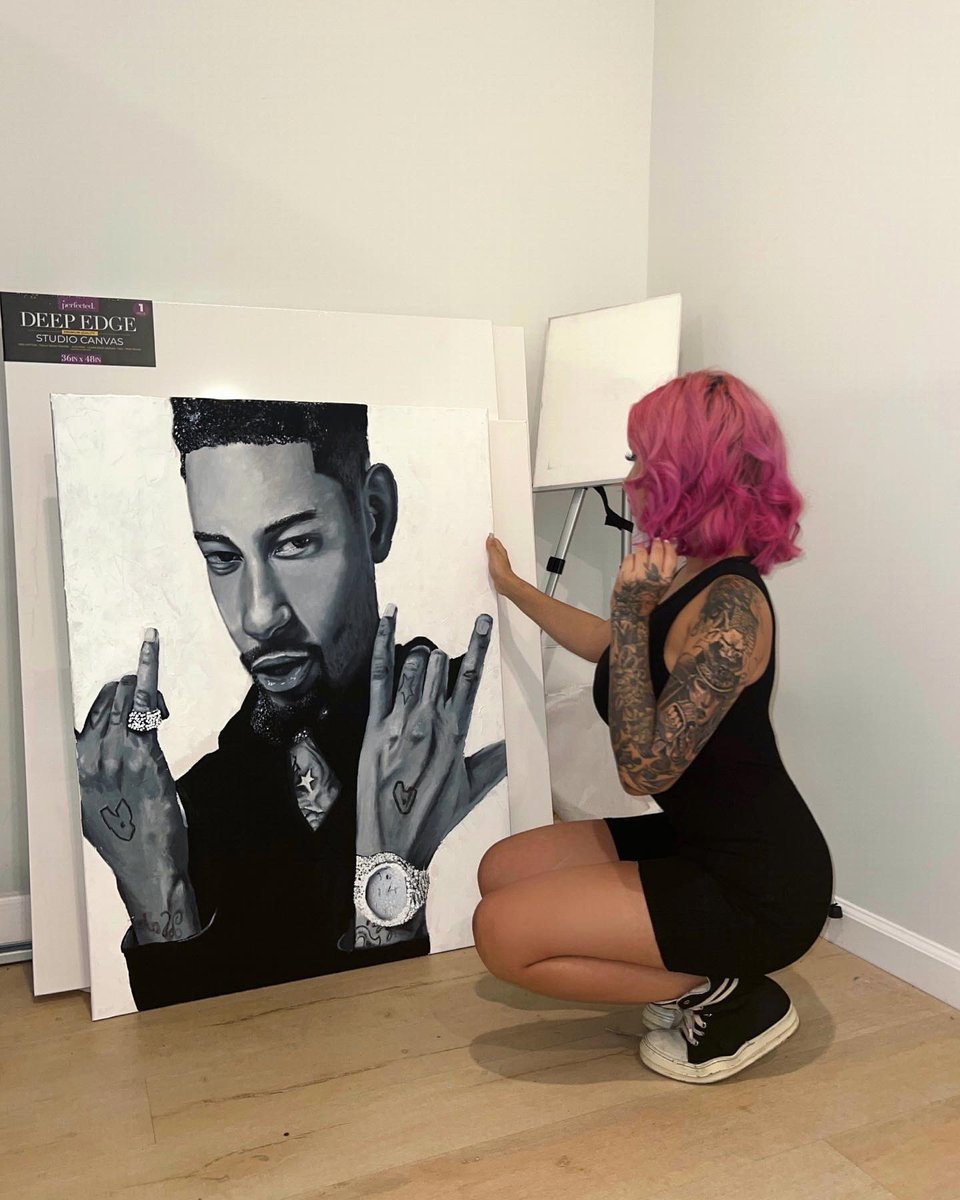 alanamarriee's tweet photo. 30x40in acrylic on canvas 🕊 #RIPPNB https://t.co/ijXh7xTjVH